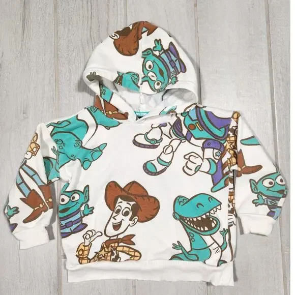 Disney Pixar Toy Story Hoodie Shirt and Jogger Pants Set Pair Size 4T Matching - Picture 2 of 5